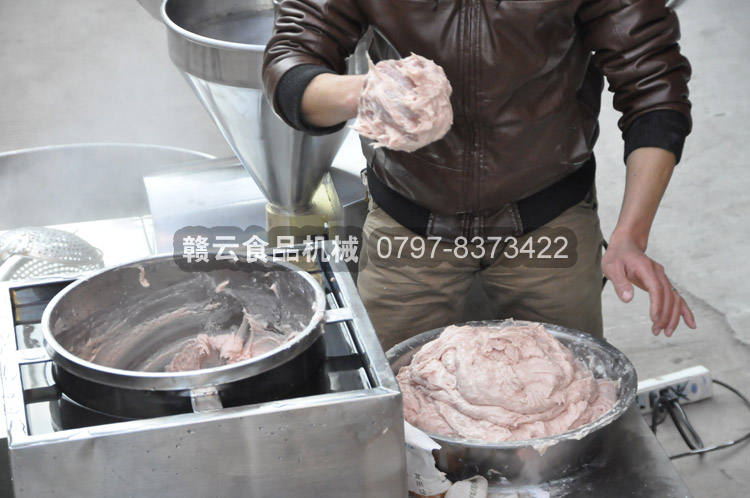 掏肉漿了