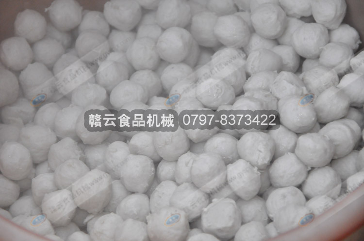 煮好的肉丸