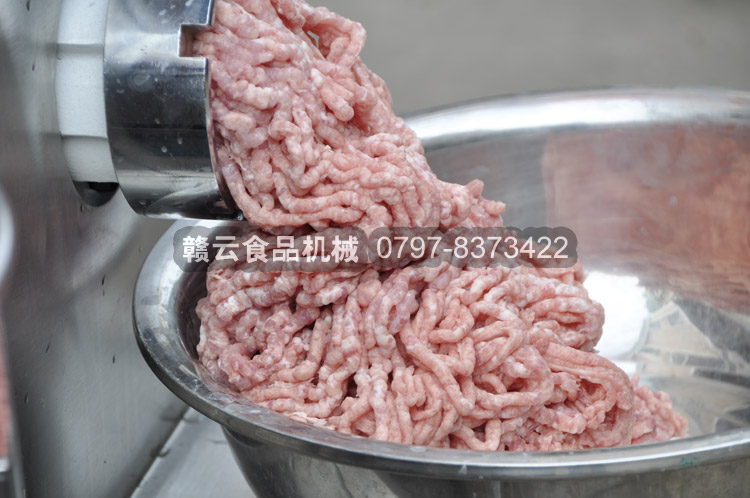 絞出來的肉粒